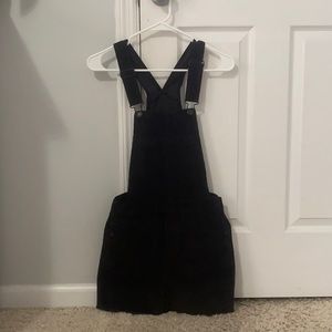 American Eagle Black Overalls